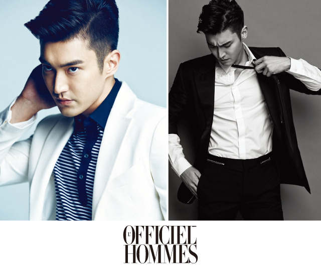 shirade:    lofficielhommes Website Update with Siwon   