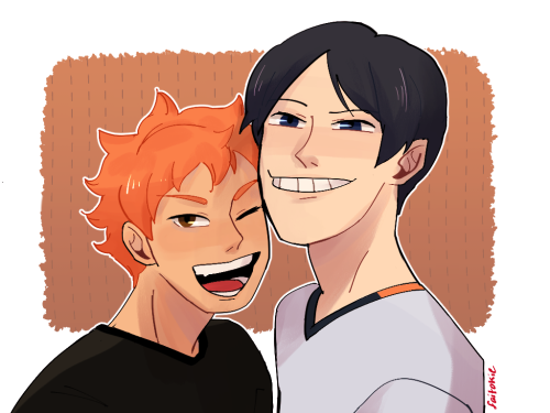 not to say kagehina soulmate behavior but&hellip; kagehina soulmate behavior