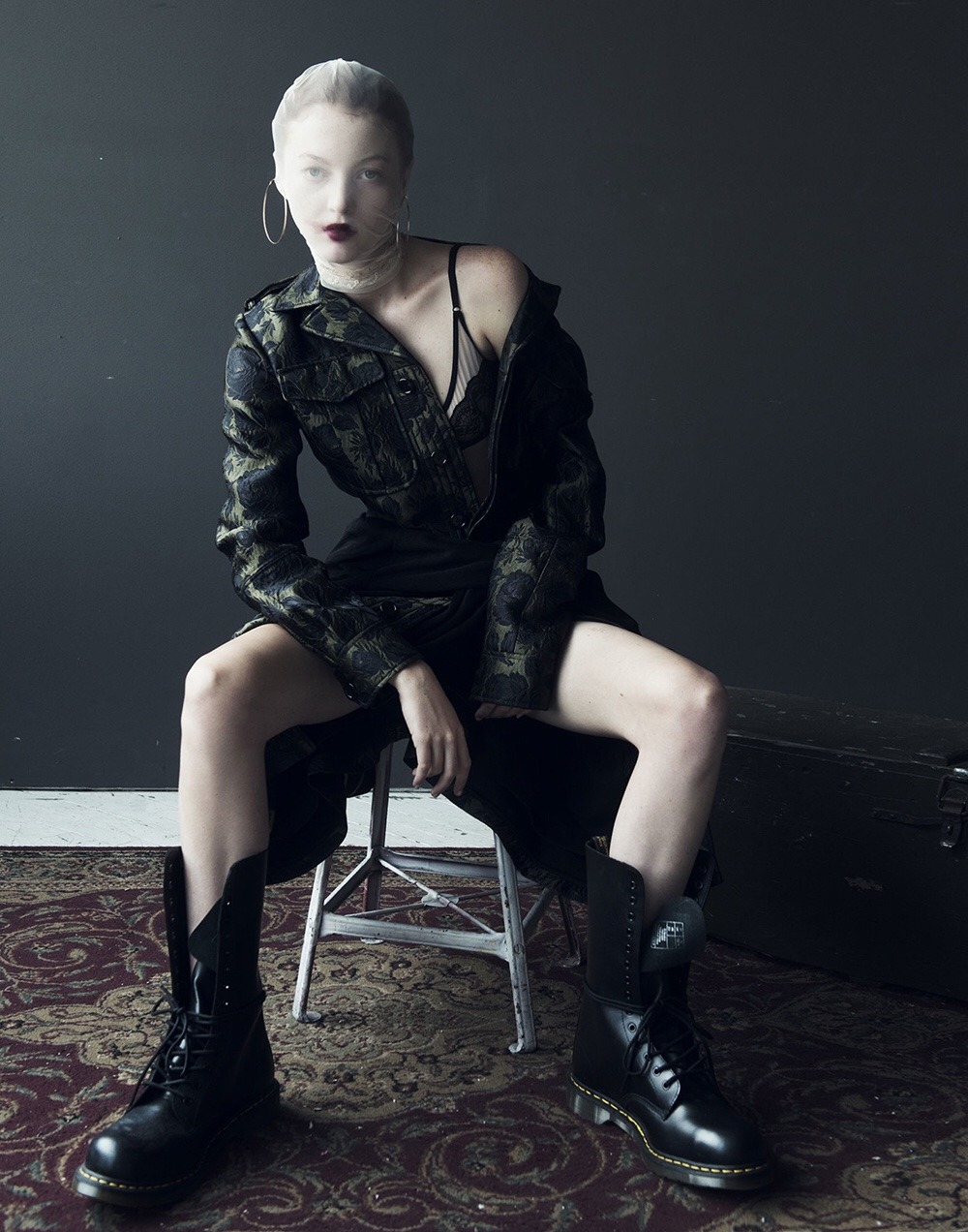 pleasebboy:  Laura Hanson Sims by Matthew Priestley for W July 2015  