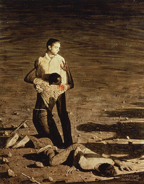 CultureART: “Murder In Mississippi” - Norman Rockwell c. 1965This Rockwell painting