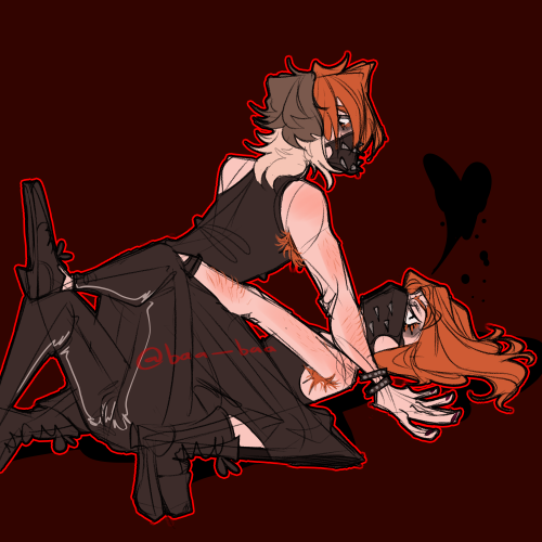 Ended Up Drawing Me With My Fiance As Well, I Love Him.