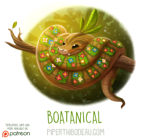 cryptid-creations:Daily Paint 1633. Boatanical by Cryptid-Creations Time-lapse, high-res and WIP ske