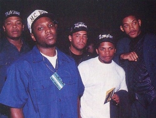 90shiphopraprnb:  N.W.A. & Will Smith 