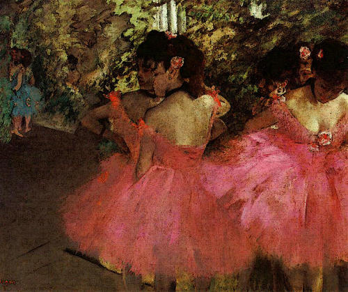 **•.¸¸.•*´~ Dancersin Pink ~ Edgar Degas (1834-1917)Edgαr Degαs ~ Dαnce rose, 1878