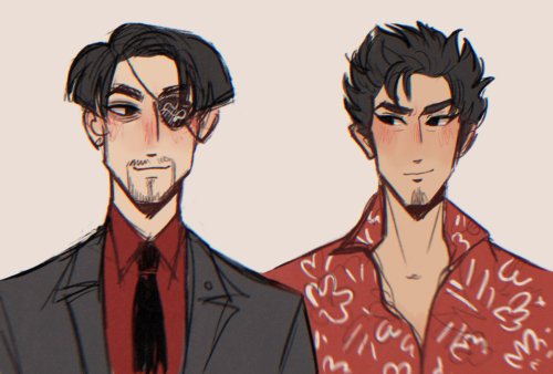 veirven:  A doodle I made some time ago. I just love their outfits in Yakuza 3