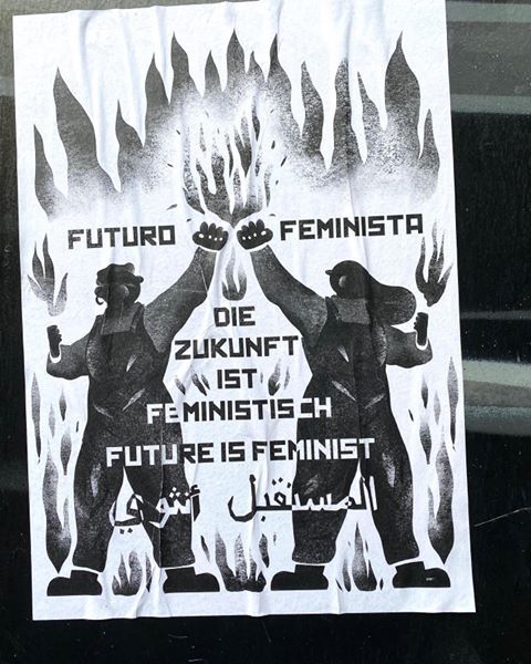 “The future is feminist”Poster seen in Berlin