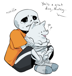 simonsoys: Sans is numb to the problems of reality, but he’s not made of stone. 