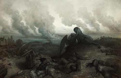 noiseman:L’Enigme (The Enigma) by Paul Gustave Doré, 1871. Featured in Rino Stefano Tagliafierro’s B