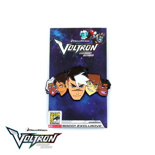 vld-news:Officially Licensed Voltron Jewelry: SDCC 2018 EXCLUSIVE TEAM PINThe fighting force of the 