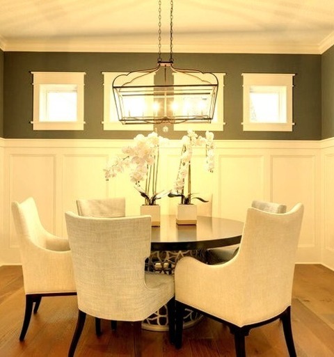 Transitional Dining Room - Dining Room Enclosed Dining Room - Mid-sized Transitional Medium Tone Wood