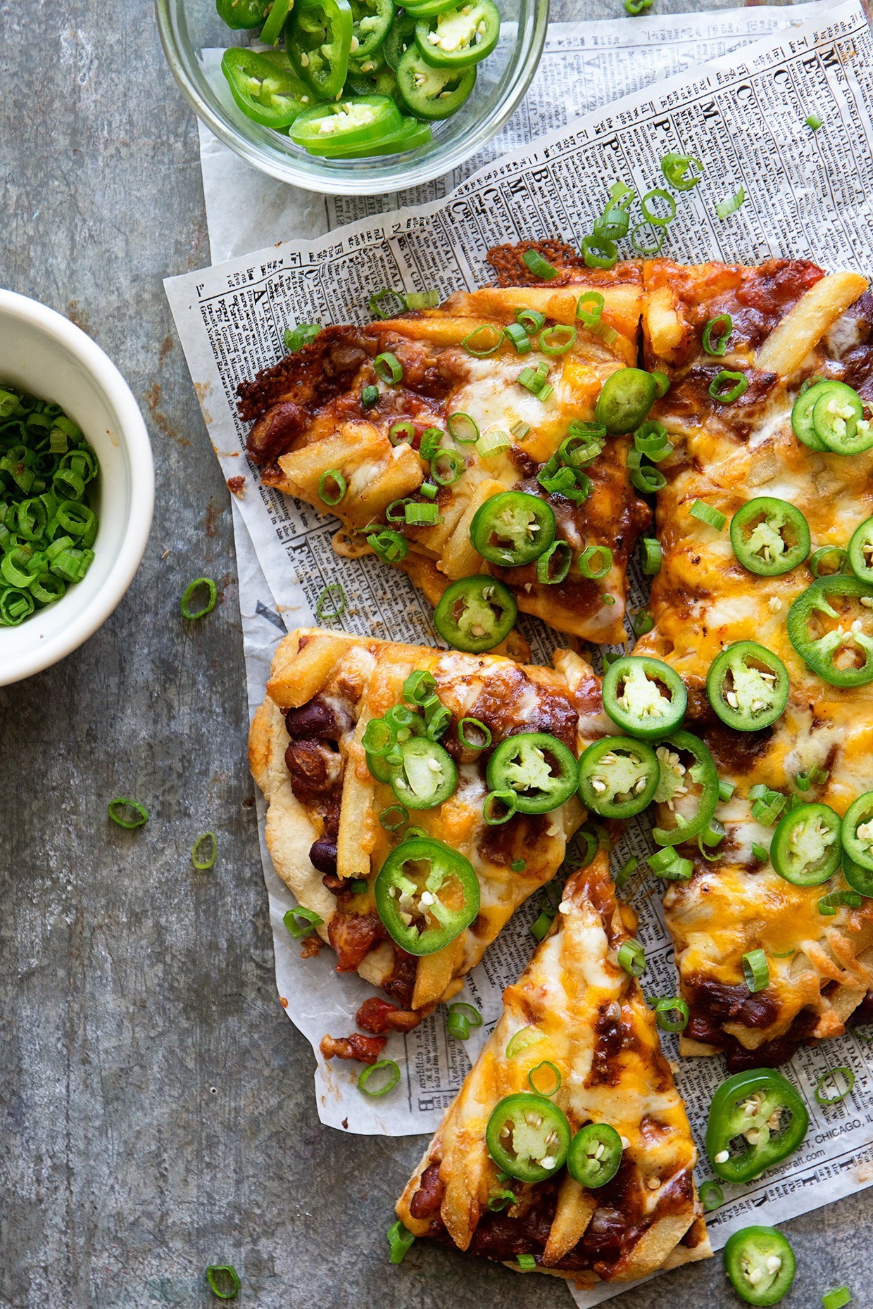 guardians-of-the-food:  Chili Cheese Fries Pizza