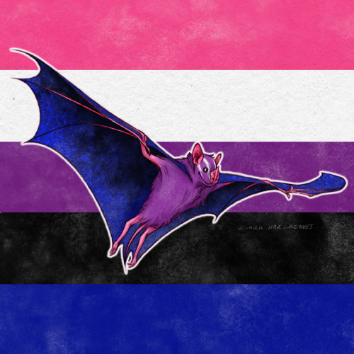 LGBaTs part two, as requested! ️‍Based on the following:MLM  -&gt; Sucker-footed batIntersex -&gt; 