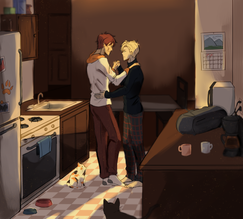 requiemofkings:they’ll get there eventually (with blurred skylines, slow dancing in the kitchen, and