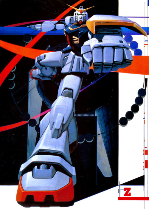 spaceshiprocket:Gundam by Syd Mead
