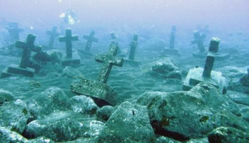 abandonedography:  Underwater Cemeteries