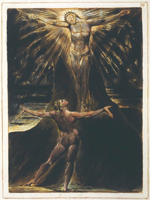 ancient-serpent:&ldquo;Albion Before Christ Crucified,&rdquo; William Blake