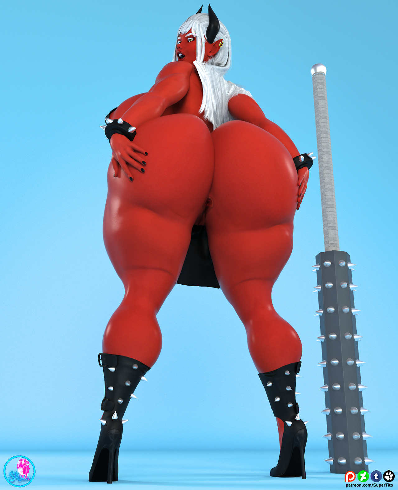 carmessi: supertitoblog:  This is a commission for FrealyFurioudFun  of his OC Yuko