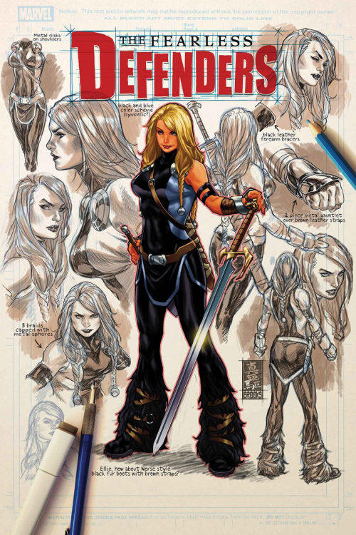 manifestocomics: Marvel Solicitations for August, 2013:Fearless Defenders #8