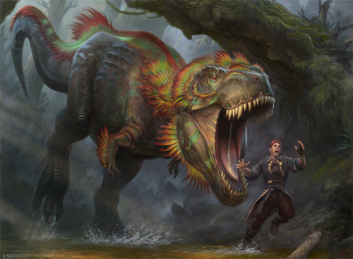 commandtower:Ixalan Dinosaur ArtworkSome fantastic saurian artwork from the upcoming set. Artist cre