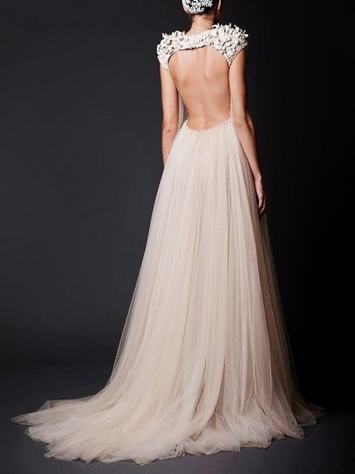 themiseducationofb:  People will stare. Make it worth their while → Krikor Jabotian Haute Couture | F/W ‘14-‘15 