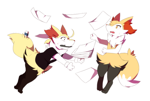 braixenskirt:Commission 048 for @straviios (with @braixendaily‘s character)!