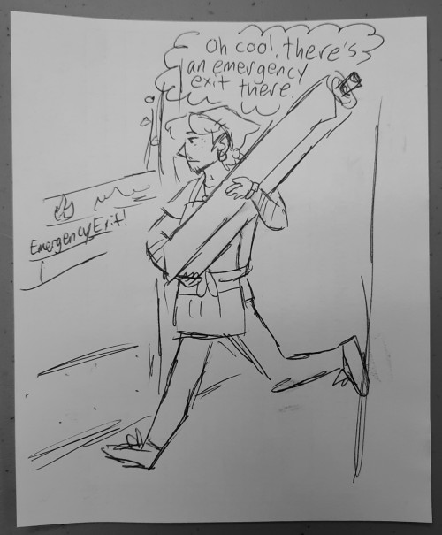Finally Illustrated One Of My Work Thoughts. Drawn On The Back Of Cutting Slips From Said Work Place
