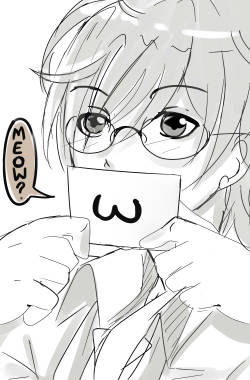 adrianaloleng:  Here, have a surprisingly non-threatening Hiroki Kamijou doodle.