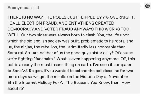 @antigone Fandom Are We Actually Fucking Doing This.