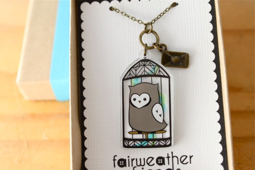 I just released six new necklace designs for my etsy shop, Fairweather Friends! They started with il