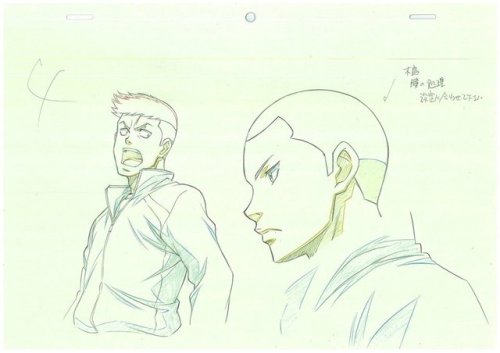 Keyframes by Tasaki Satoshi, chief animation director for Daiya no A. Source: Twitter