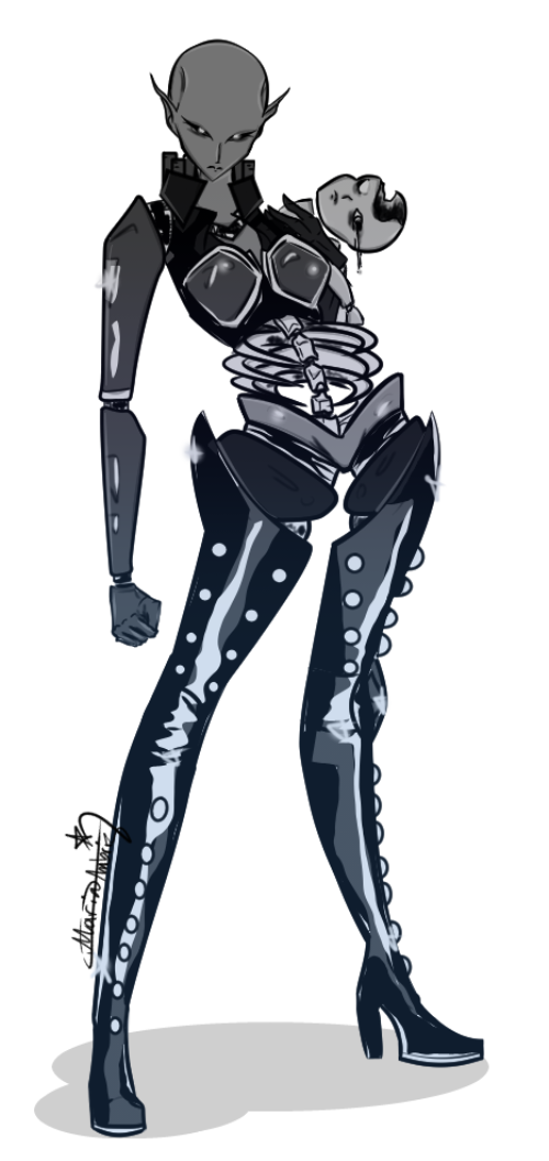 Character Designs: Girl Commission/Me/Happy 212121 B-day/Character Request/Darknecrofear/Devil Lady/Dragoness