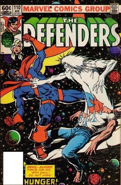 marvel1980s:  1982 - Anatomy of a cover - The Defenders #110 by Jim Starlin