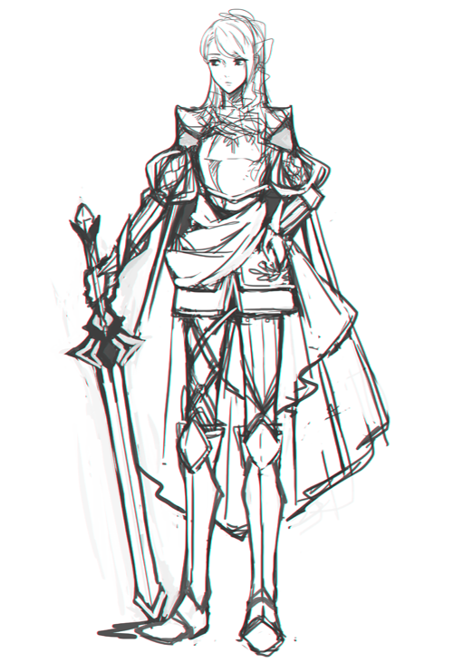 mintymo:  Rough draft of my PF character… Edit: Refined some things~