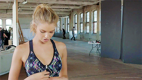 dailystellamaxwell:  Stella Maxwell on Behind The Scenes 