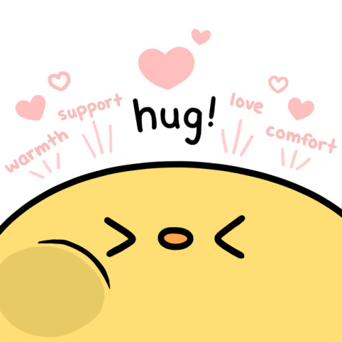 jynxlovesluck:weirdsthenewnormal:septic-dr-schneep:chibird:A warm chibird hug for you all!  I’m exha