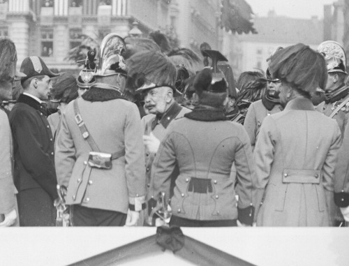 100th Anniversary Celebration On The Occasion Of The Battle Of The Nations Near Leipzig On Vienna's Schwarzenbergplatz