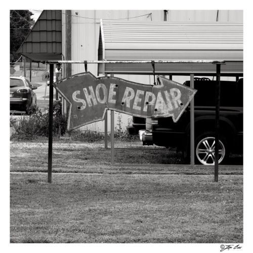 Shoe repair. Sketchy. . . sign for shoe repair for art or advertisement in need of fixing . #haiku 