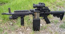 justanotherbusydrone:coffeeandspentbrass:Ares Shrike appreciation post because you need more belt-fed AR’s on your dash.I’ll buy one.And a bumpstock.LMG FTW.