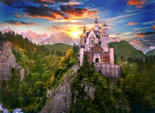 satan-is-salmon:  fantasy-remains-a-human-right:  Neuschwanstein Castle, Germany  I’ve been there! Woohoo!