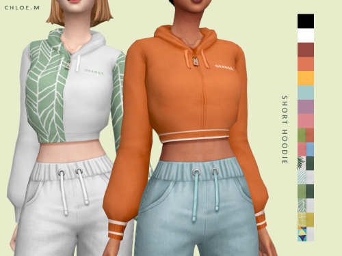 Pic 1: Short Hoodie                     Download:TSRPic 2: Offtheshoulder Dress    Download:TSRCreat