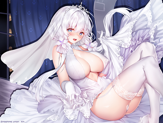 a-titty-ninja:  「イラストリアス」 by Xin&amp;Obi | Twitter๑ Permission