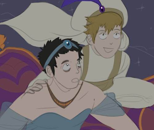 request for aladdin au serirei from @princeasimdiya12! 