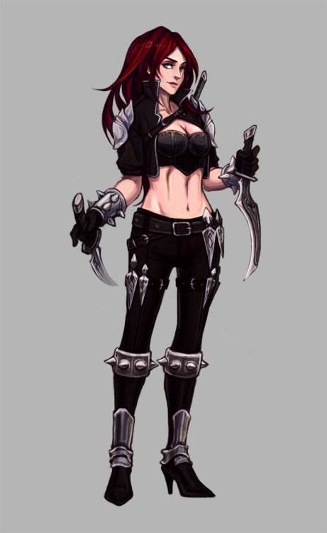 league-of-legends-sexy-girls: LoL - Katarina, the Sinister Blade by faithom