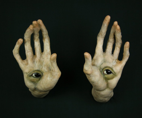 Scott Radke (American, b. Cleveland, OH, USA) - Untitled (Hand With Eyes) (View A), 2011, Sculptures