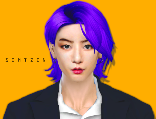 Love this hair by @thekunstwollen​ on my Jungkook sim. Thank you for letting me try it out! ^^Jungko