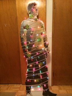 jimmykirks:  decorated my pinetree 