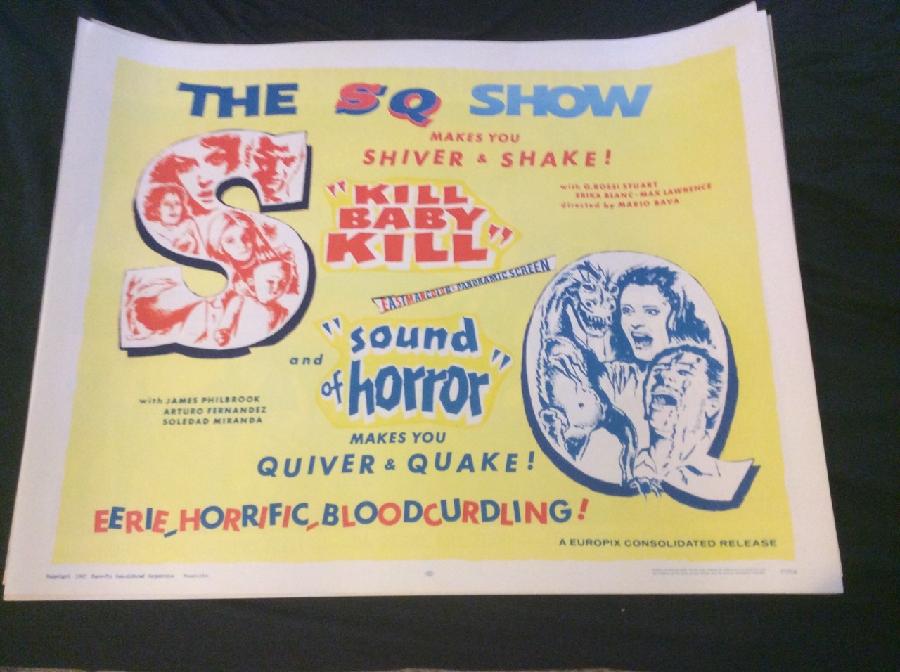 ghostsareassholes:  Some sweet original movie posters I bought for a song at Monsterpalooza