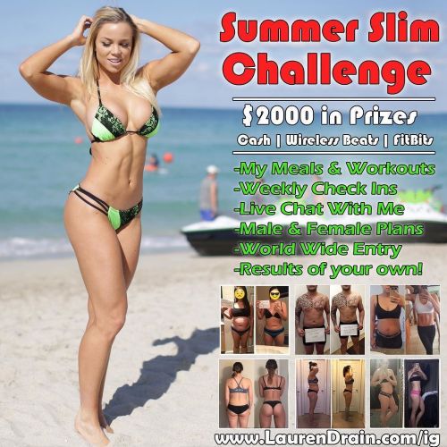 Porn Pics The Summer Slim Challenge is here! Click