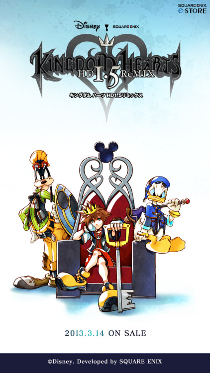 khinsider:  2012 is gone, and the year of 2013 has begun, but that doesn’t mean the news flow will stop! To celebrate the new year, Square Enix has released a special wallpaper of KINGDOM HEARTS 1.5 HD ReMIX for PC and Smartphones! Check out the