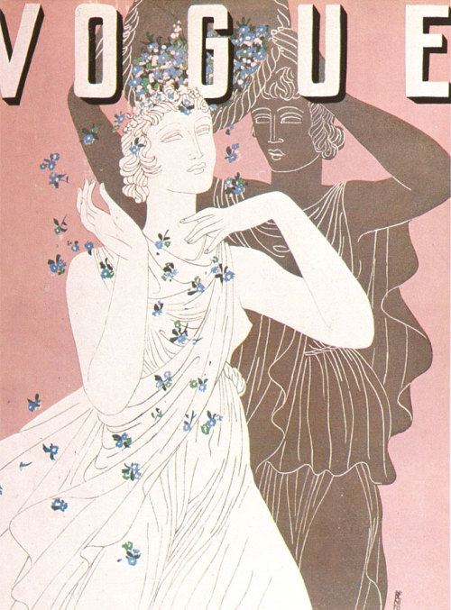 matou-en-peluche: Art Deco Vogue cover.